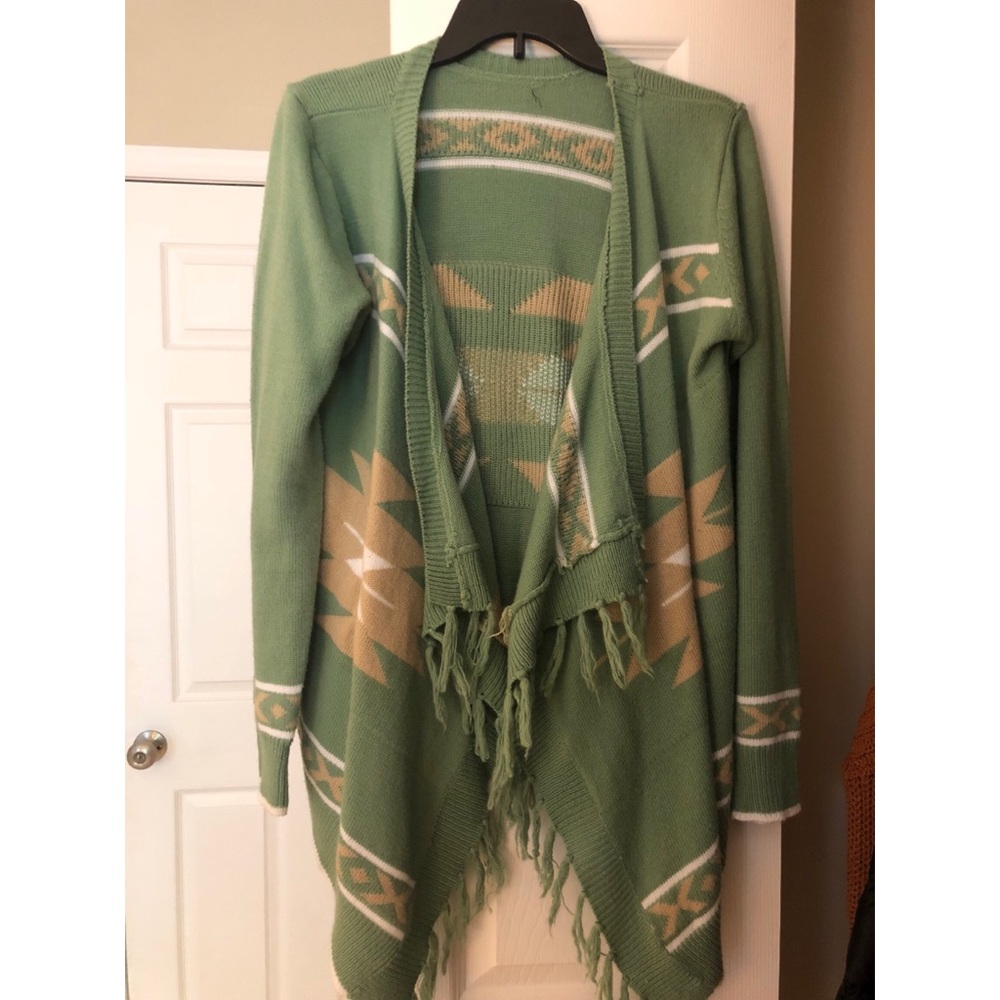 Tribal Print Cardigan